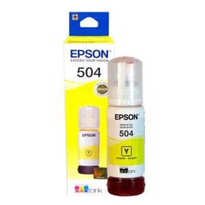 Botella Tinta Epson T504 Original Amarillo 70 Ml T504420