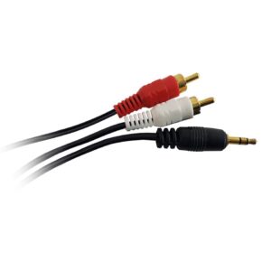 Cable audio 3.5 st a 2 RCA 1,8m (NSCAU35) Cable audio 3.5 st a 2 RCA 1,8m (NSCAU35)