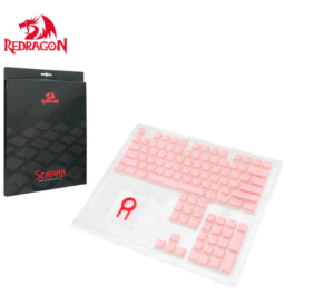 Keycaps Redragon Scarab A130 Rosa Pink Español