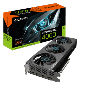 PLACA DE VIDEO GIGABYTE RTX 4060 EAGLE OC 8GB PLACA DE VIDEO GIGABYTE RTX 4060 EAGLE OC 8GB