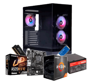 PC GAMER RYZEN 5 4600G / 16GB 3200Mhz / SSD 500GB